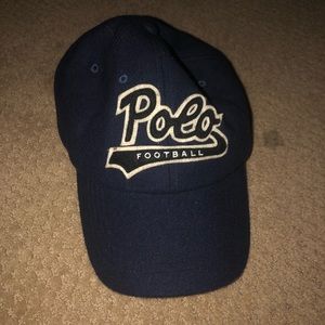 Polo Football Wool Cap w/ Leather Strap NEW